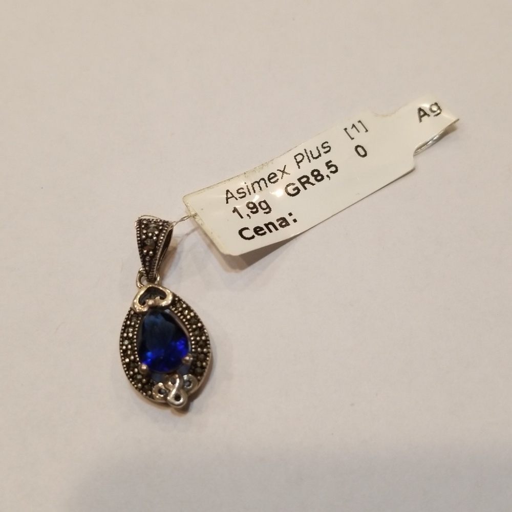 Blue Necklace Pendant